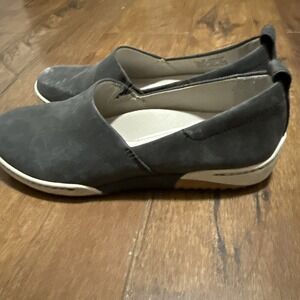 Dansko Reba Grey Leather Nappa Women's Comfort Slip On Shoes Size EU 39 US 8.5/9